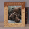 All Dogs Go To Heaven Personalized Wooden Frame 8" x 10" Brown (Vertical)