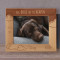All Dogs Go To Heaven Personalized Wooden Frame-10" x 8" Brown Horizontal