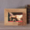 You Still Live On In The Hearts And Minds Of The Loving Family Personalized Wooden Frame-6" x 4" Brown Horizontal