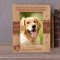 You Have Left Paw Prints On Our Hearts Personalized Wooden Frame 5" x 7" Brown (Vertical)