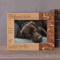 You Were My Favorite Hello Personalized Wooden Frame-7" x 5" Brown Horizontal
