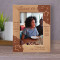 Sweet 16 May Your Year Be Full Of Surprises Personalized Wooden Frame 5" x 7" Brown (Vertical)