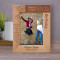 Happy Sweet 16th Birthday Personalized Wooden Frame 5" x 7" Brown (Vertical)