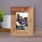 I Hope You Have Many More Fun Adventures This Year Personalized Wooden Frame 3" x 5" Brown (Vertical)