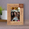 My Wish For You On This Day Is That Exciting And Happy Things Personalized Wooden Frame 4" x 6" Brown (Vertical)