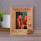 May Your Day Be Filled With Oceans Of Happiness And Love Personalized Wooden Frame 3" x 5" Brown (Vertical)