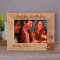 May Your Day Be Filled With Oceans Of Happiness And Love Personalized Wooden Frame-7" x 5" Brown Horizontal