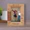 You Always Bring A Sweet Smile To My Face! Personalized Wooden Frame 4" x 6" Brown (Vertical)