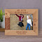 You Always Bring A Sweet Smile To My Face! Personalized Wooden Frame-7" x 5" Brown Horizontal