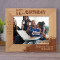 Happy 16th Birthday Life Is A Journey Enjoy Every Mile Personalized Wooden Frame-10" x 8" Brown Horizontal