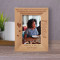 May Every Sweet Moment Bring You Closer To Fulfilling Your Dreams Personalized Wooden Frame 4" x 6" Brown (Vertical)