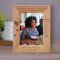 May Every Sweet Moment Bring You Closer To Fulfilling Your Dreams Personalized Wooden Frame 5" x 7" Brown (Vertical)