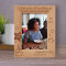 I Hope Your 16th Birthday Is As Fun And As Wonderful As You Personalized Wooden Frame 5" x 7" Brown (Vertical)