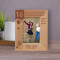 May This Birthday Come With Prosperity Love And Happiness For You Personalized Wooden Frame 3" x 5" Brown (Vertical)