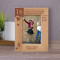 May This Birthday Come With Prosperity Love And Happiness For You Personalized Wooden Frame 4" x 6" Brown (Vertical)