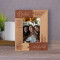 Happy 16th Birthday Happy Moments Happy Thoughts Personalized Wooden Frame 3" x 5" Brown (Vertical)