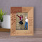 Sweet 16 I'm Sure You Are Going To Eock The World Personalized Wooden Frame 3" x 5" Brown (Vertical)