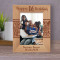 Happy 16 Birthday Personalized Wooden Frame 5" x 7" Brown (Vertical)