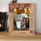 Legal 21 You Always Bring A Sweet Smile To My Face Personalized Wooden Frame 5" x 7" Brown (Vertical)