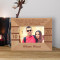 Ever Since We Were Little You've Always Been There For Me I'm So Glad We're Still Friends Personalized Wooden Frame-5" x 3 1/2" Brown Horizontal