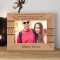 Ever Since We Were Little You've Always Been There For Me I'm So Glad We're Still Friends Personalized Wooden Frame-7" x 5" Brown Horizontal