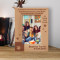 A Friend Is Someone Who Accepts You Just The Way You Are - Even If You Are Getting Older Personalized Wooden Frame 4" x 6" Brown (Vertical)