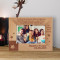 A Friend Is Someone Who Accepts You Just The Way You Are - Even If You Are Getting Older Personalized Wooden Frame-6" x 4" Brown Horizontal