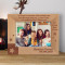 A Friend Is Someone Who Accepts You Just The Way You Are - Even If You Are Getting Older Personalized Wooden Frame-7" x 5" Brown Horizontal