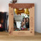 May The Love And Happiness You Share With Others Return To Your Tenfold Personalized Wooden Frame 5" x 7" Brown (Vertical)
