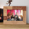 Happy 21 Birthday Life Is A Journey Enjoy Every Mile Personalized Wooden Frame-7" x 5" Brown Horizontal
