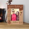 Anyone Who Keeps The Ability To See Beauty Never Grows Old Personalized Wooden Frame 3" x 5" Brown (Vertical)