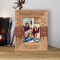 Happy Moments, Happy Thoughts Personalized Wooden Frame 3" x 5" Brown (Vertical)