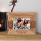 Happy Moments, Happy Thoughts Personalized Wooden Frame-5" x 3 1/2" Brown Horizontal