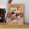 Happy Moments, Happy Thoughts Personalized Wooden Frame 4" x 6" Brown (Vertical)