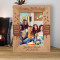 Happy Moments, Happy Thoughts Personalized Wooden Frame 5" x 7" Brown (Vertical)
