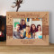 Happy Moments, Happy Thoughts Personalized Wooden Frame-7" x 5" Brown Horizontal