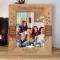 Happy Moments, Happy Thoughts Personalized Wooden Frame 8" x 10" Brown (Vertical)