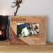 The Queen Is 21 Personalized Wooden Frame-5" x 3 1/2" Brown Horizontal