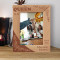 The Queen Is 21 Personalized Wooden Frame 5" x 7" Brown (Vertical)