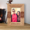 Age Is Merely The Number Of Years The World Has Been Enjoying You Personalized Wooden Frame 4" x 6" Brown (Vertical)