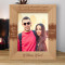 Age Is Merely The Number Of Years The World Has Been Enjoying You Personalized Wooden Frame 8" x 10" Brown (Vertical)
