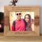 Age Is Merely The Number Of Years The World Has Been Enjoying You Personalized Wooden Frame-10" x 8" Brown Horizontal