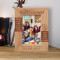 Forget The Past, Look Forward To The Future, For The Best Things Are Yet To Come Personalized Wooden Frame 4" x 6" Brown (Vertical)