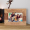 Forget The Past, Look Forward To The Future, For The Best Things Are Yet To Come Personalized Wooden Frame-6" x 4" Brown Horizontal
