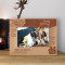 Happy Birthday Happy Moments Happy Thoughts Personalized Wooden Frame-6" x 4" Brown Horizontal
