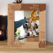 Happy Birthday Happy Moments Happy Thoughts Personalized Wooden Frame 8" x 10" Brown (Vertical)