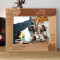 Happy Birthday Happy Moments Happy Thoughts Personalized Wooden Frame-10" x 8" Brown Horizontal