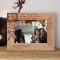 Forget The Past, Look Forward On The Future, For The Best Things Personalized Wooden Frame-7" x 5" Brown Horizontal