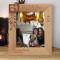 Forget The Past, Look Forward On The Future, For The Best Things Personalized Wooden Frame 8" x 10" Brown (Vertical)