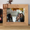 Forget The Past, Look Forward On The Future, For The Best Things Personalized Wooden Frame-10" x 8" Brown Horizontal